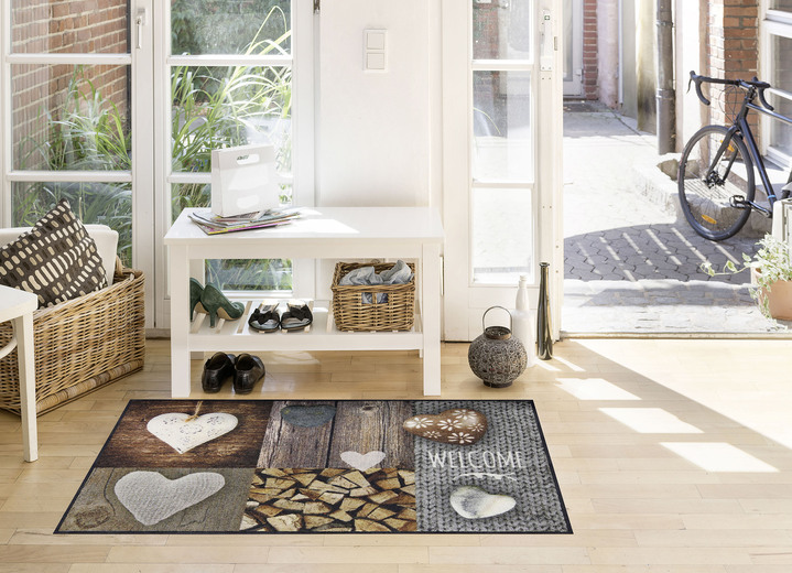 - Hochwertige Fußmatte Woodlove für den Innen- und Außenbereich, in Farbe BUNT Ansicht 1