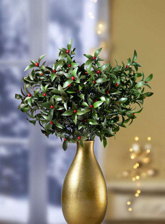 Weihnachten - Lorbeerzweig, in Farbe GRÜN