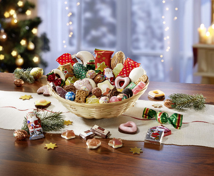 Weihnachts-Naschkorb