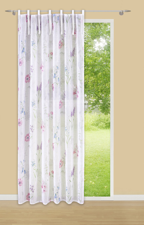 - Dekoschal mit Blumen-Motiven, in Größe 358 (H145xB140 cm) bis 456 (H245xB140 cm), in Farbe MULTICOLOR Ansicht 1