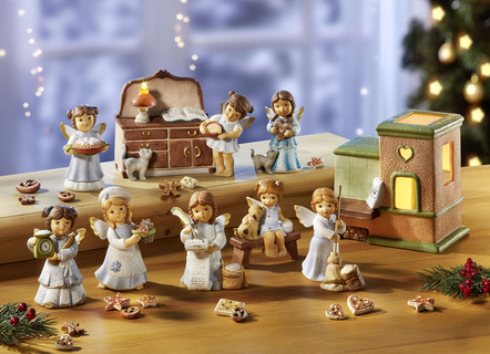 Lebkuchenbäckerei Szene aus Porzellan