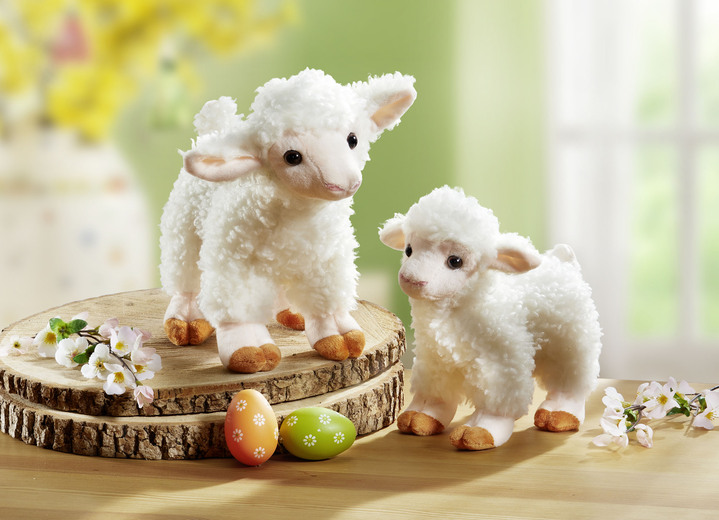 - Schaf aus hochwertigem Plüsch, 2er-Set, in Farbe WEISS