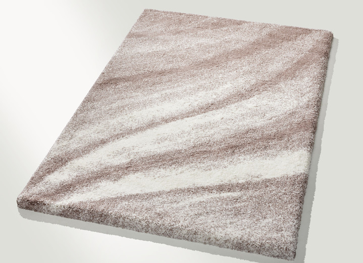 Modern - Fantasievoll gestaltete Brücken und Teppiche, in Größe 112 B(rücke 60x110 cm) bis 282 (Teppich 200x290 cm), in Farbe FLIEDER Ansicht 1