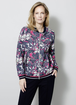Sweatjacke mit seitlichen Eingrifftaschen