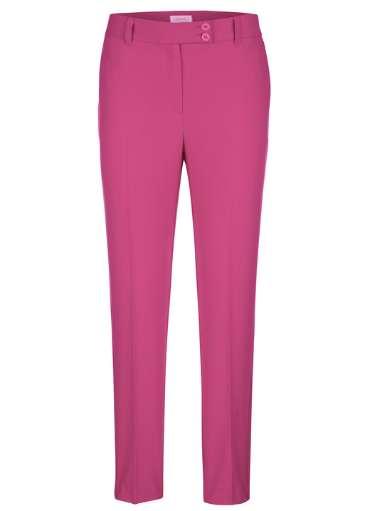 Hosen mit Knopf- und Reißverschluss - Knöchellange Hose, in Größe 038 bis 052, in Farbe PINK Ansicht 1