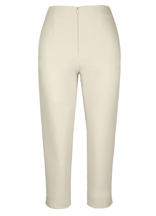Hosen mit Knopf- und Reißverschluss - Hose in 7/8-Länge , in Größe 038 bis 052, in Farbe SAND Ansicht 1