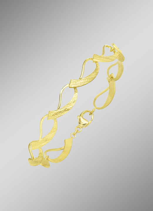 Armbänder - Vergoldetes Armband aus Silber, in Farbe  Ansicht 1