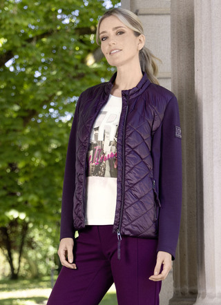 Jacke mit Steppeinsätzen