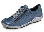 Remonte, bequeme Damen-Sneaker, Weite G, mit herausnehmbarem Fu&szlig;bett BLAU