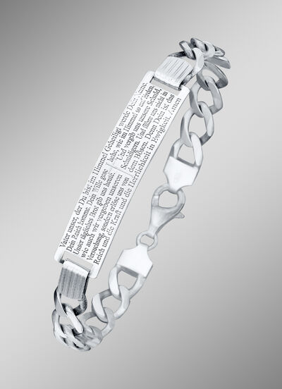 Massives Armband mit komplettem Vater unser... 