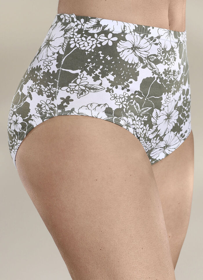 F&uuml;nferpack Slips mit Floraldruck 