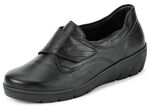 Slipper mit verstellbarem Klettverschluss SCHWARZ