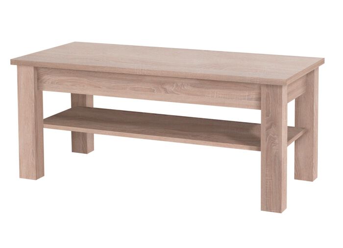Couchtisch mit gro&szlig;er Ablagefl&auml;che EICHE SONOMA