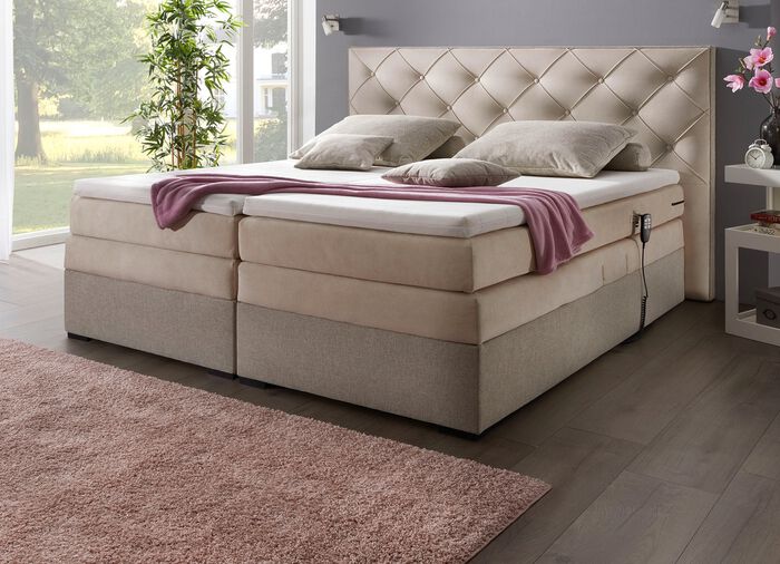 Boxspringbett elektrisch verstellbar per Fernbedienung 
