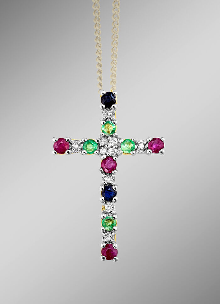 Kreuz-Anhänger aus Gold 