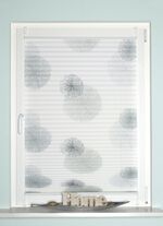 Plissee-Rollos ohne Bohren und Schrauben GRAU-STEINGRAU