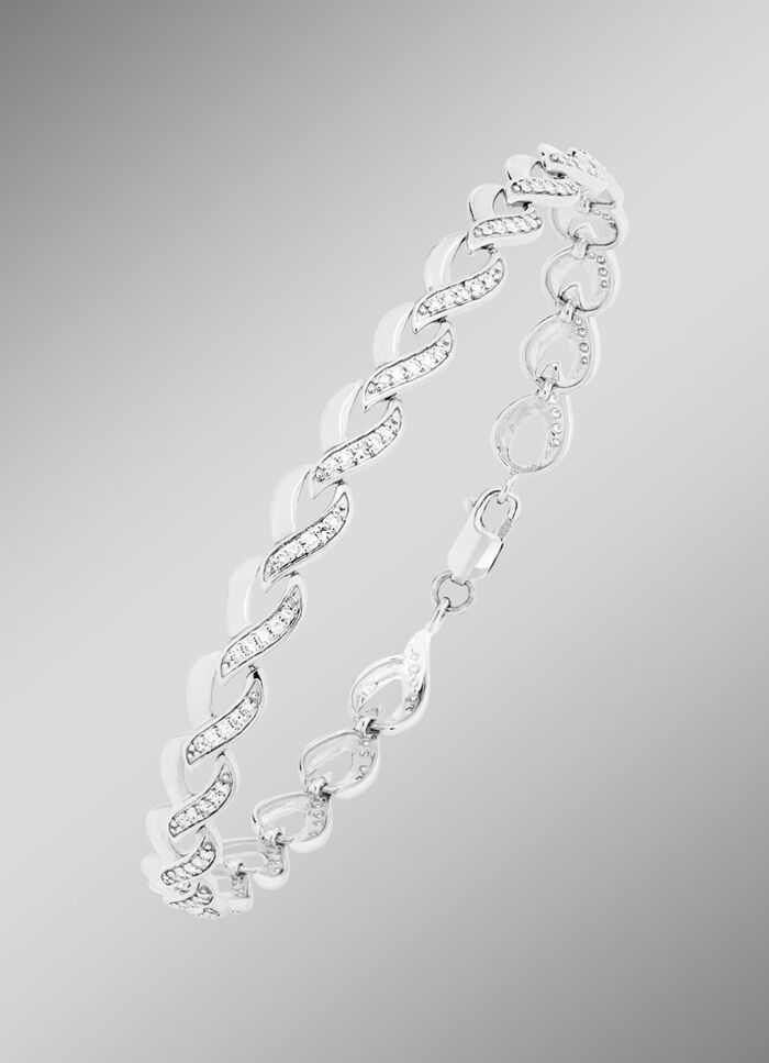 Hochwertiges Armband in Weißgold