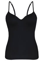 Sassa BH-Hemd mit eingearbeitetem Bügel-BH SCHWARZ