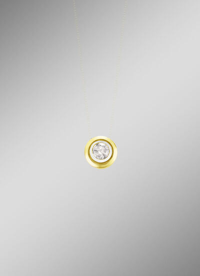 Exklusiv bei Bader: Anhänger in Bicolor mit 1 Brillant 