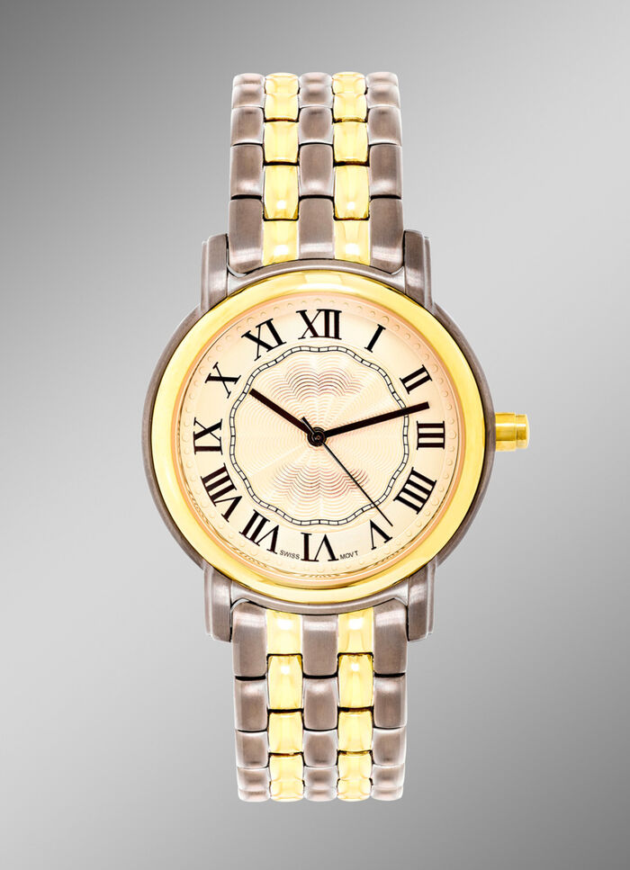 Pierre Chaubert Funk-Herrenuhr mit Edelstahlgehäuse 