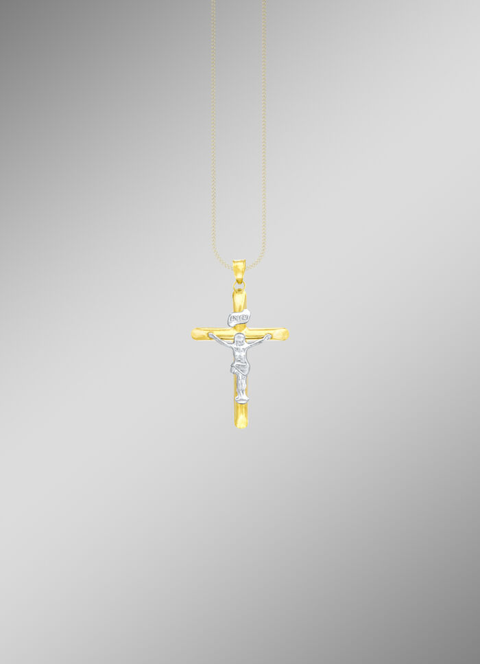 Klassischer Kreuz Anh&auml;nger mit Korpus 