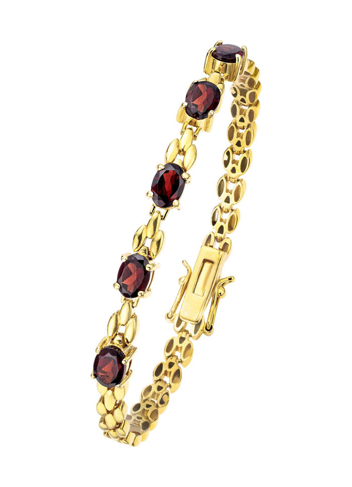 Schickes Armband mit echt Granat 