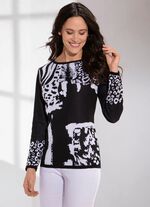 Pullover in Jacquard-Dessin 
