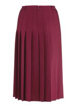 Rock mit figurg&uuml;nstigen Rundumfalten BORDEAUX