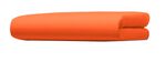 Multi-Stretch-Spannbetttuch aus Baumwolle und LYCRA&reg; Elastan ORANGE
