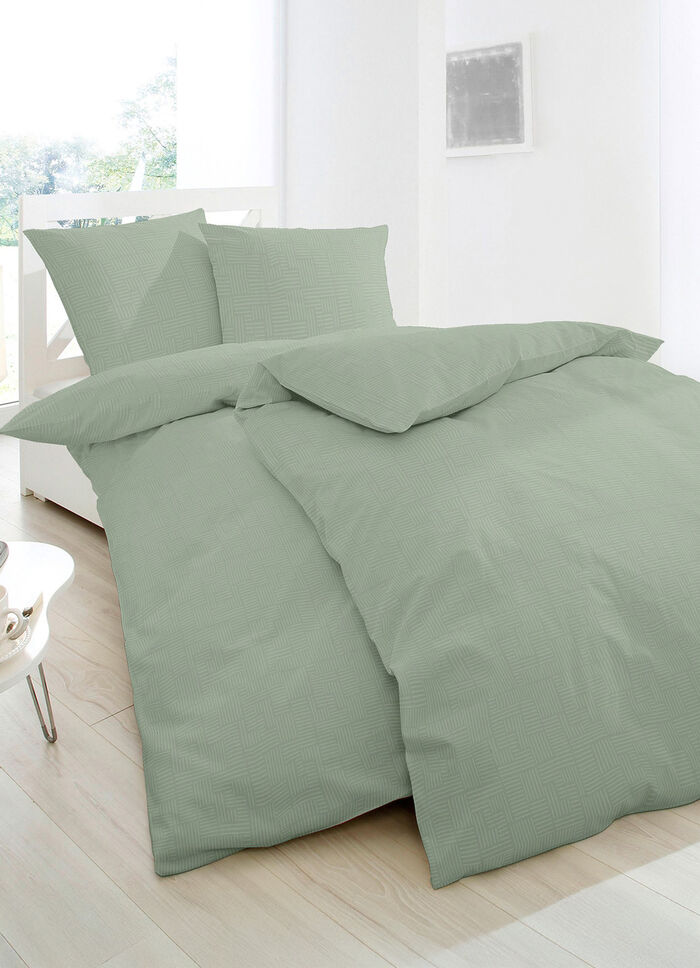 Feinbibe Bettwäsche aus 100% Baumwolle GRÜN