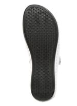 ELENA EDEN Pantolette aus Nappaleder mit Kontrast-Durchz&uuml;gen WEISS