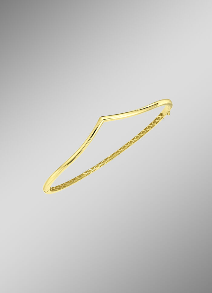 Gl&auml;nzender Armreif aus Gold 