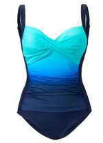 Laurina Badeanzug mit verstellbaren Tr&auml;gern und Halbkorsage 