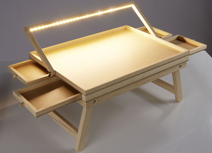 Großer LED Puzzletisch: Endlich Platz und Ordnung für Puzzles