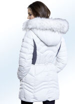 Longjacke mit interessanten Steppvarianten 