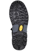 Stiefelette aus Nubuk- und Textilmaterial SCHWARZ