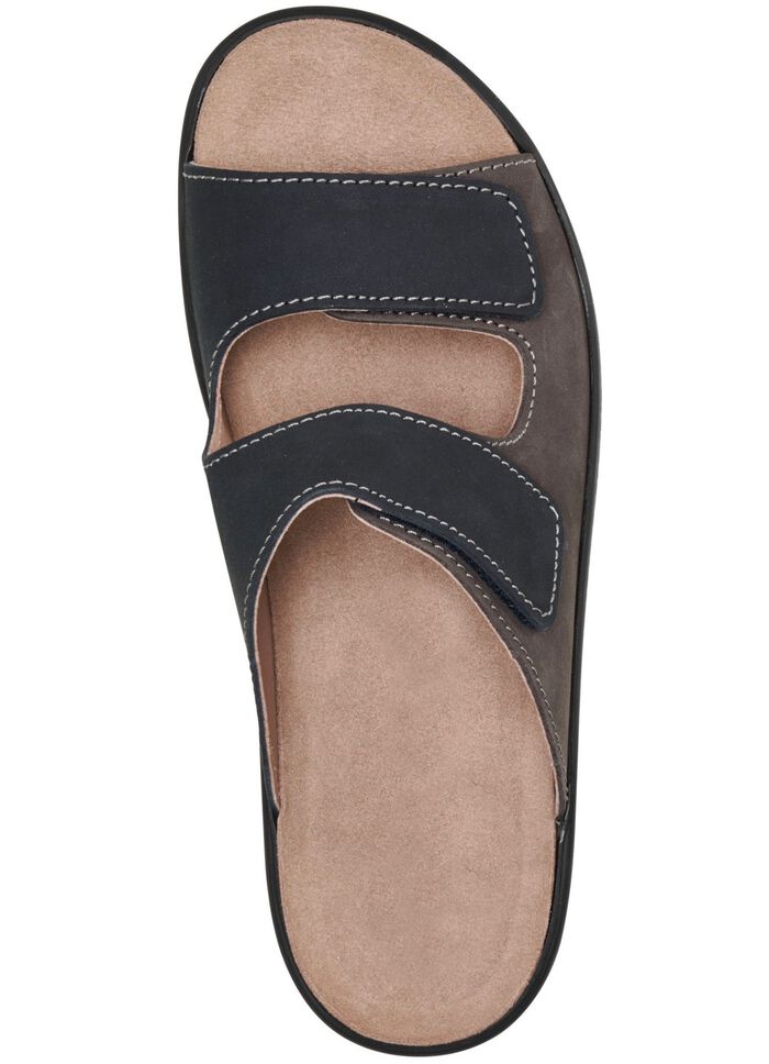 GINO GALANTE, bequeme Herren-Pantoletten, Weite H, mit herausnehmbarem Fu&szlig;bett 