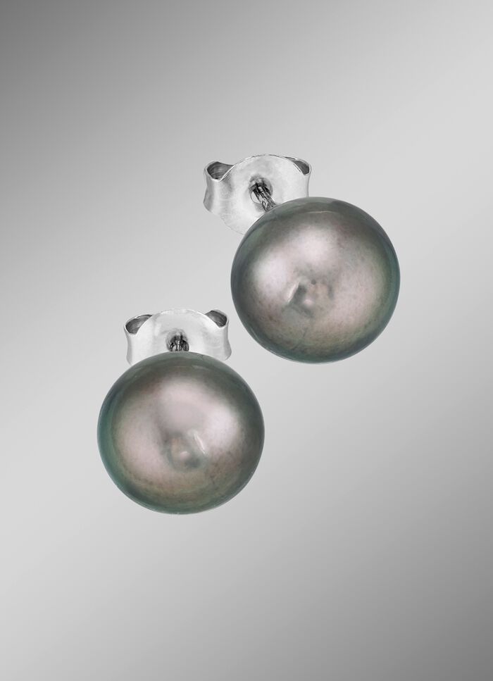 Ohrstecker mit Tahiti-Zuchtperlen 