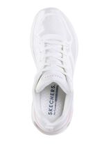 SKECHERS Schn&uuml;r-Sneaker mit sichtbarem Luftpolster WEISS-ROSA