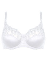 Naturana Zweierpack Bügel-BH mit Tüllstickerei im Vorderteil 2X WEISS