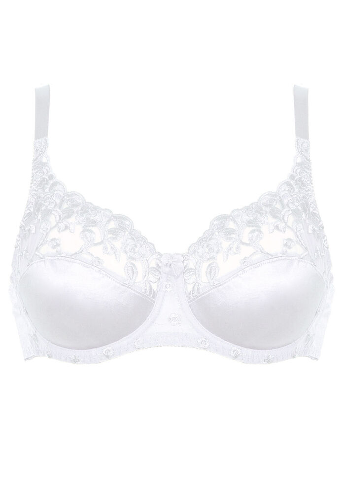 Naturana Zweierpack Bügel-BH mit Tüllstickerei im Vorderteil 2X WEISS