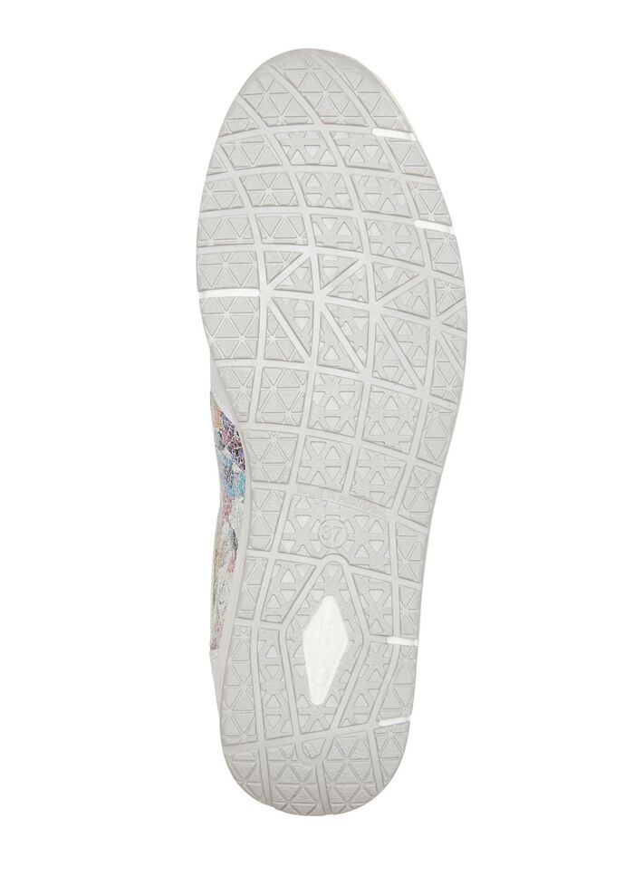 ELENA EDEN Slipper aus Nappaleder WEISS-BUNT