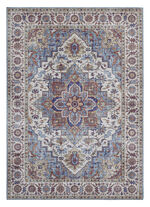 Pflegeleichte, gewebte Br&uuml;cken und Teppiche BLAU