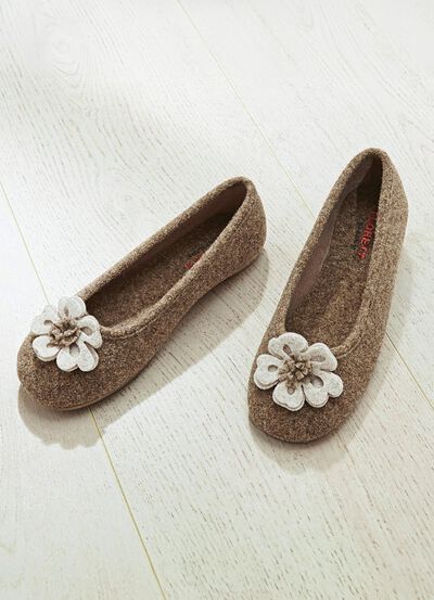 Ballerina von Varomed aus angenehmem Filzmaterial 