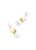 Stilvolle Ohrstecker mit S&uuml;&szlig;wasser-Zuchtperlen 