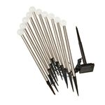 Solarstecker aus Edelstahl, 10er-Set 