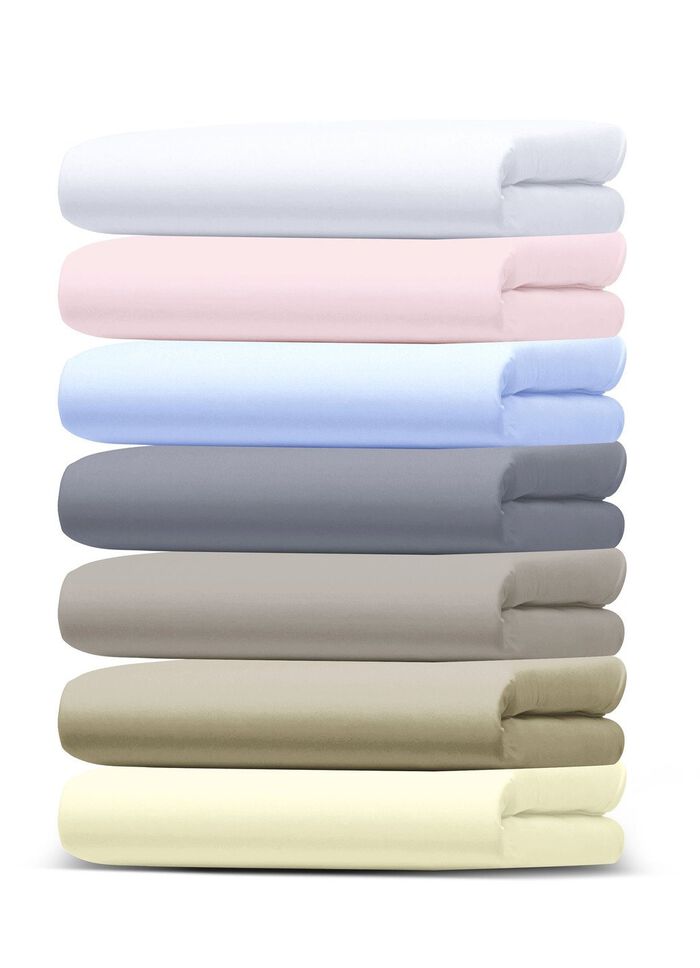 Antibakterielles Inkontinenz-Spannbetttuch aus 100% Baumwolle CREME