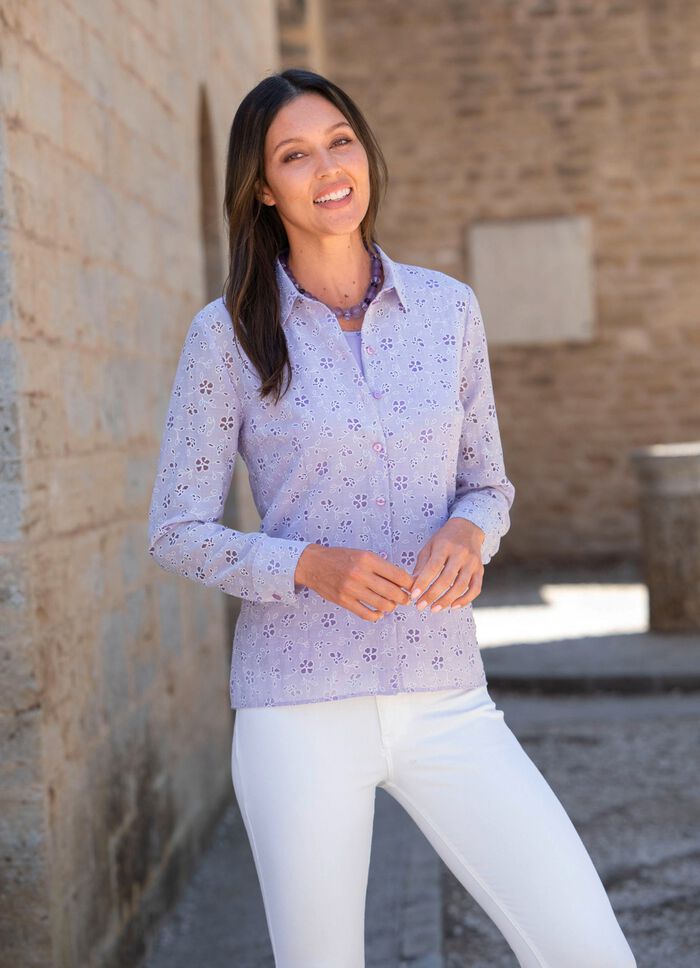 2-teiliges Blusen Set FLIEDER