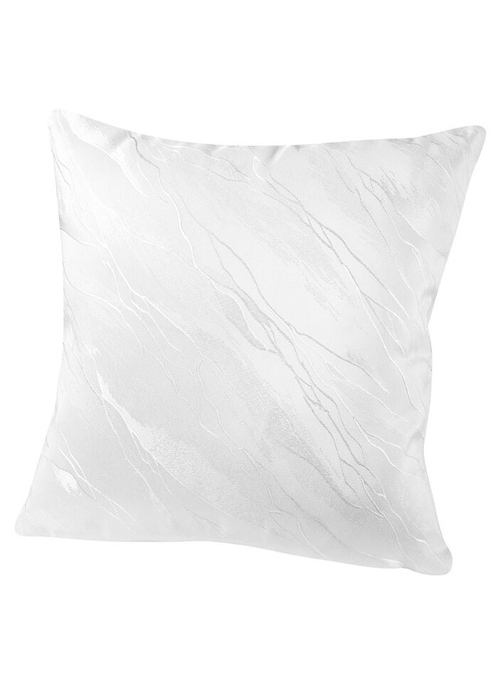 Dezente Tischdecke in Marmor-Optik WEISS