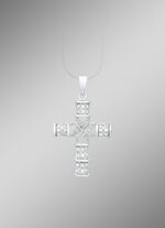 Toller Kreuz-Anhänger mit Diamanten 